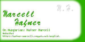 marcell hafner business card